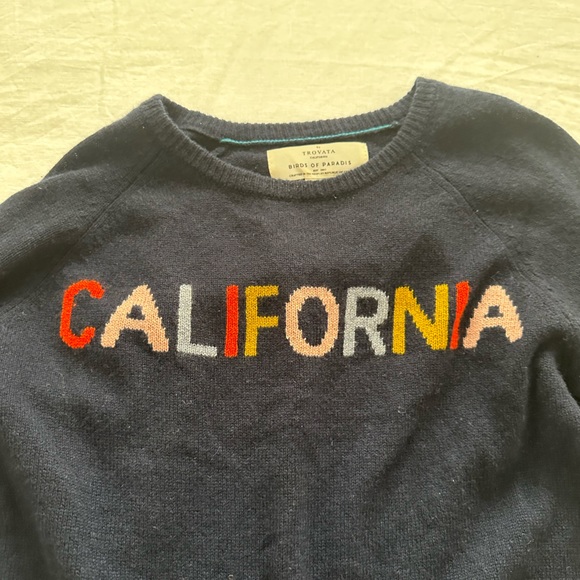Travota Birds of Paradis CALIFORNIA Sweater - Picture 2 of 4